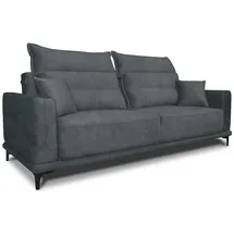 Vicco VitaliSpa Schlafsofa Gästesofa Boxspringsofa Caprioli Anthrazit 236 cm