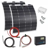 accurat Solaranlage Solaranlage 200W mit flexiblem Solarpanel und Victron SmartSolar MPPT