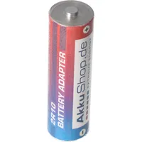 AccuCell Adapter Batterie 2R10 Duplex Stab-Batterie, 2R10R, 3010, 2010, 3,0 Volt 73x21mm max. 1600mAh