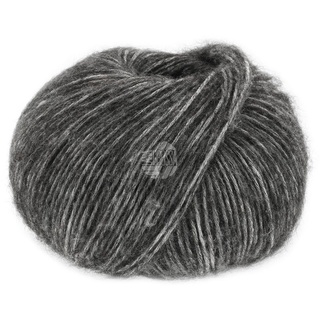 Lana Grossa Natural Alpaca Pelo | Flauschige Netzgarnstruktur aus Baumwolle gefüllt mit Baby Alpakafasern und Merino Schurwolle | 50g Wolle zum Stricken & Häkeln | 125m Garn FB4