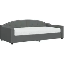 vidaXL Tagesbett 90 x 200 cm Dunkelgrau