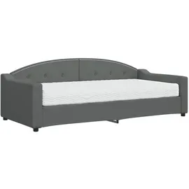 vidaXL Tagesbett 90 x 200 cm Dunkelgrau