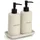 Zeller Seifenspender Zeller Present 3-tlg. Beige