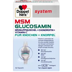 Doppelherz MSM Glucosamin system Kapseln 60 St