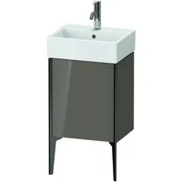 Duravit XViu Waschtisch-Unterschrank XV4531LB289 43,4x33,4x49,3cm, schwarz matt, links, flannel