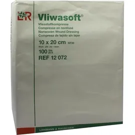 Lohmann & Rauscher Vliwasoft Vlieskompressen unsteril 10x20 cm