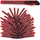 Relaxdays Cuttermesser 100er Set Rot/Schwarz/Silber