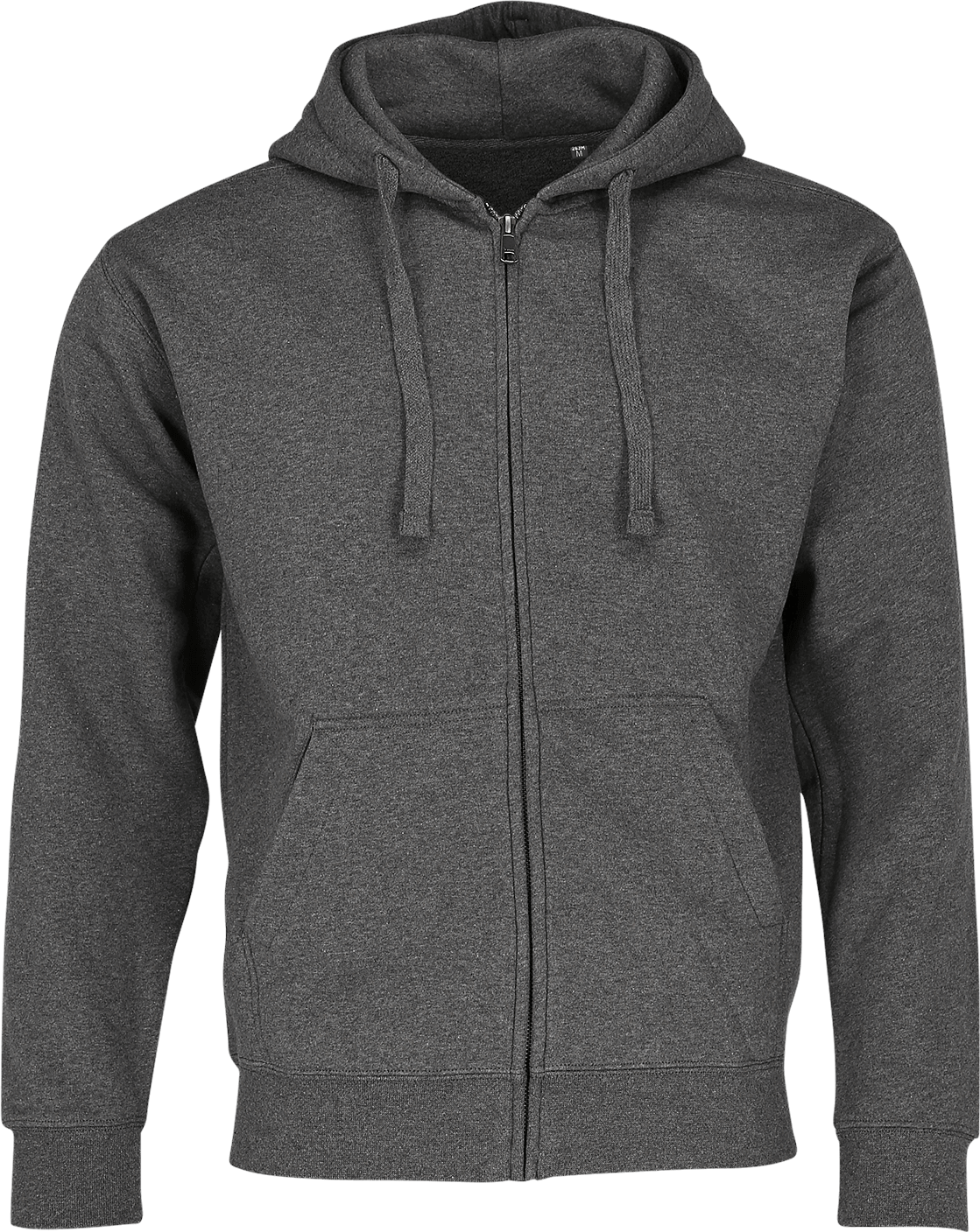 Russell Authentic Melange Zipped Hood Sweat, carbon melange, XS