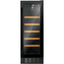 Amica WK 341 115 S, für 20 Standardflaschen á 075l, schwarz