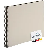 Goldbuch Bella Vista, 35x30 cm 40 schwarze Seiten, Sandgrau