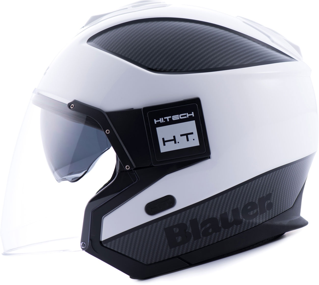 Blauer Solo jet helmet, Article de 2e choix - Blanc/Noir - M