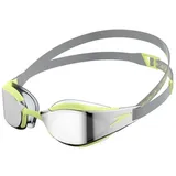 Speedo Sportbrille Schwimmbrille Fastskin Hyper Elite Mirror grau