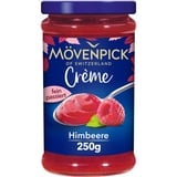 Mövenpick Gourmet-Crème Himbeere, Premium Fruchtaufstrich ohne Stücke und ohne Kerne, 250g