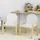 SoBuy Kinderstuhl KMB24-Wx2 höhenverstellbar Holz weiß/beige