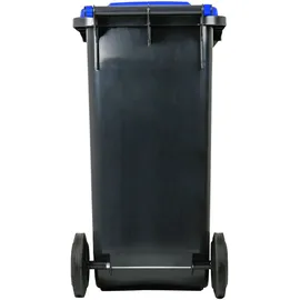 Stier 2-Rad-Müllgroßbehälter 120 l grau/blau BxTxH 475x550x930 mm