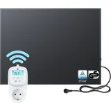 bringer-germany Bringer® Infrarotheizung - 450 (BRIH450) / BRTS: Smart Thermostat und Fernbedienung / Schwarz