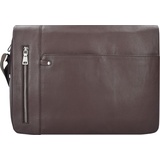 Esquire Sydney Messenger Leder 40 cm Laptopfach braun