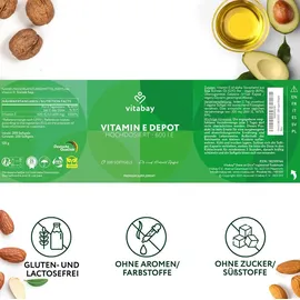 Vitabay Vitamin E-Depot 600 I.E. Kapseln 200 St.