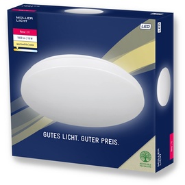 Müller-Licht 21000076 Reva Opal 30 Round LED-Deckenleuchte LED 18W weiß