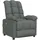 vidaXL Massagesessel Dunkelgrau Polyester 99 x 102 x 99 cm Grau mit Fernbedienung