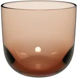 like. by Villeroy & Boch Wasserglas Like Clay 2tlg. Glas Lehm