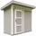 TIMBELA Gartenhaus 1,61 x 2,94 m Tundra Grey