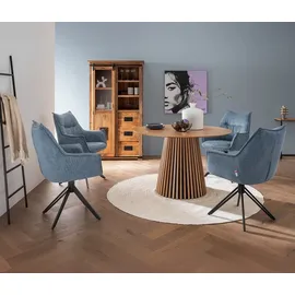 deVries Esszimmerstuhl Ginosa blau