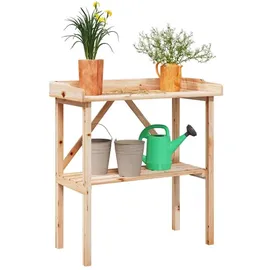 vidaXL Pflanztisch 78 cm braun