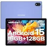 DOOGEE U10 2025 Neueste Android 15 Tablet 10 Zoll, 16GB RAM+128GB ROM (2TB TF) Kinder Tablets PC 5060mAh Gaming Tablet Android, Widevine L1/ 8MP+5MP Dual Kamera/WiFi 6/ Type C/ 3.5mm Kopfhörerbuchse