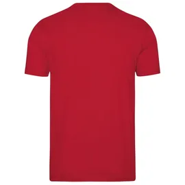 TRIGEMA T-Shirt "TRIGEMA T-Shirt aus 100% Baumwolle", Jungen, Gr. XS, braun (kirsch), Single Jersey, 100% Baumwolle, Basic, lang, Rundhals, Shirts T-Shirt