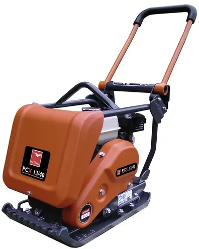 Altrad Lescha Atika Rüttelplatte »BELLE PCX 13/40«, BxL: 40 x 60,6 cm, 4-Takt Benzinmotor, 4 kW - schwarz | orange