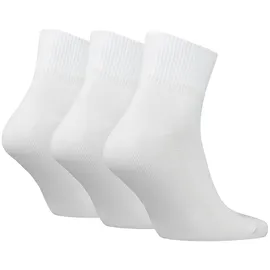 Levi's Unisex Quarter Socks White 39 42