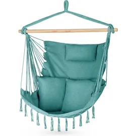 outtec Hängesessel mit Kissen Grün