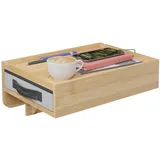 Relaxdays Nachttisch 37 x 14 x 26,5 cm Natur