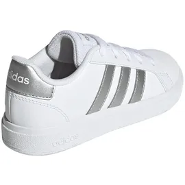 Adidas Grand Court Lifestyle Tennis Lace-Up Kids Cloud White / Matte Silver / Matte Silver 37 1/3