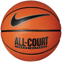 Nike 9017-33 Everyday All Court 8P Basketball 855 Amber/Black/Metallic Sillv 7