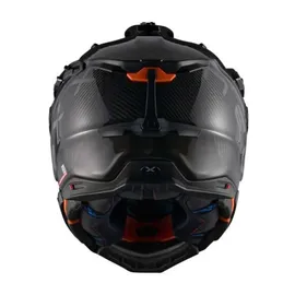 NEXX X.wed3 Furka Endurohelm - Schwarz/Dunkelgrau / L