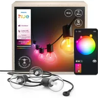 Philips LED Lichterkette wasserdicht 14 m Weiß