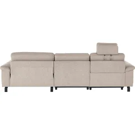 Candy Ecksofa 3,5-sitzig Polyester L-Form Grau