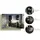 inn.furn Waschbeckenunterschrank 60 x 56 x 34 cm Schwarz Hochglanz