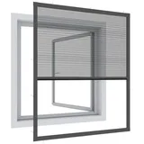 WINDHAGER Expert Plissee Fenster Ultra Flat, Insektenschutz für Fenster, Fliegengitter, Mosquitoschutz, Selbstbausatz 100 x 120 cm,