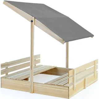 Spielwerk® Sandkasten Toni 120 x 120 cm 