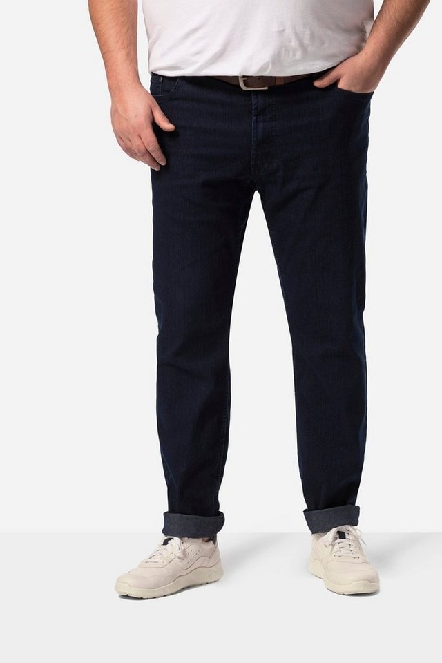 Men Plus 5-Pocket-Jeans MEN+ Jeans 5-Pocket Spezialschnitt bis Gr. 82 /41 blau 56