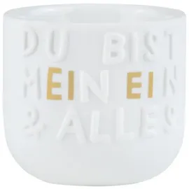 räder Eierbecher Guten Morgen Weiß