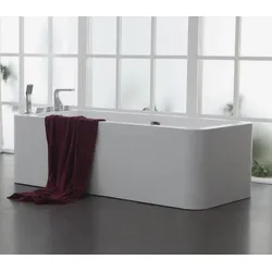 Freistehende Badewanne aus Mineralguss KZOAO-1180, Oberfläche: Glänzend