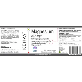 Kenay Magnesium ATA Mg Kapseln 60 St.