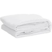 vidaXL Boxspringmatratze Matratzenschoner wasserdicht 200 x 200 cm weiß