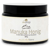 bedrop XXL Manuka Honig mit MGO 400+ (zertifiziert) Glas 600 g