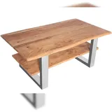 möbelliebling Couchtisch Baumkante Naturfarben Akazie 115 x 46 x 65 cm