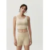 Sayani Born Living Yoga Damen-Sportoberteil beige|beige L
